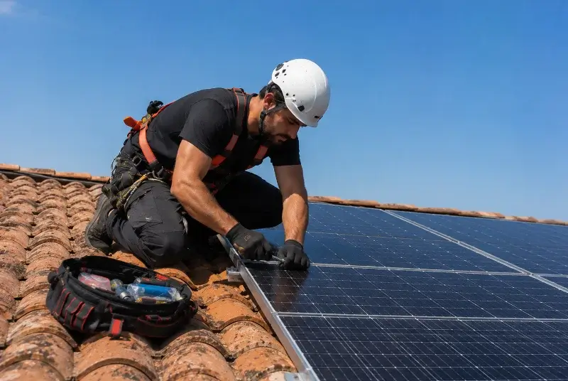 Maintenance et monitoring de panneaux solaires à Peyzieux-sur-Saône